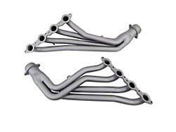 BBK 1-3/4-Inch Long Tube Headers with Y-Pipe; Titanium Ceramic (99-02 4.8L, 5.3L Sierra 1500)