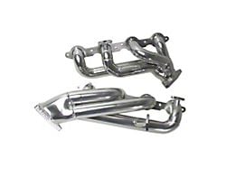 BBK 1-3/4-Inch Tuned Length Shorty Headers; Polished Silver Ceramic (99-04 4.8L, 5.3L Sierra 1500)