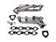 BBK 1-3/4-Inch Tuned Length Shorty Headers; Polished Silver Ceramic (07-09 6.0L Silverado 3500 HD)