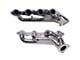 BBK 1-3/4-Inch Tuned Length Shorty Headers; Polished Silver Ceramic (07-09 6.0L Silverado 3500 HD)