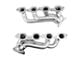 BBK 1-3/4-Inch Shorty Headers; Polished Silver Ceramic (20-24 V8 Yukon)