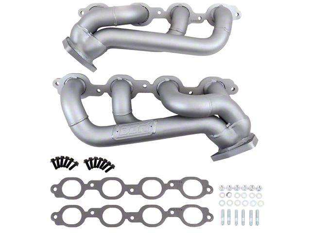 BBK 1-3/4-Inch Shorty Headers; Titanium Ceramic (20-24 V8 Yukon)