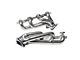 BBK 1-3/4-Inch Tuned Length Shorty Headers; Polished Silver Ceramic (07-13 4.8L, 5.3L Yukon)