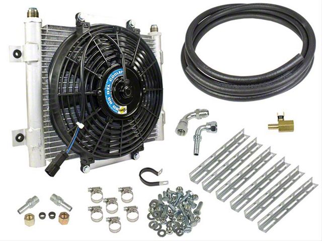 BD Power Xtrude Transmission Cooler with Fan and 1/2-Inch Lines (04-06 RAM 1500)