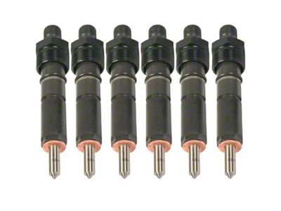 BD Power Fuel Injector Kit; Set of 6; 120HP; Black (94-Early 98 5.9L I6 RAM 2500)