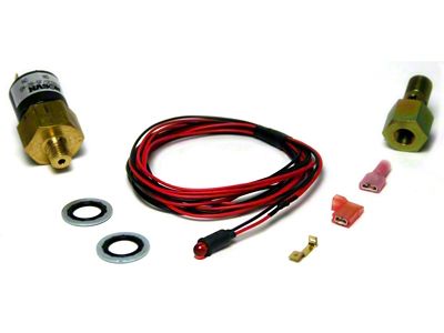 BD Power Low Fuel Pressure Light and Alarm Kit; Amber LED (03-07 5.9L RAM 2500)