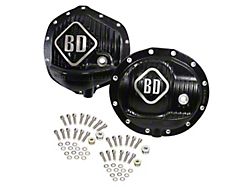 BD Power AA 12-9.25 Front and AA 14-11.5 Rear Differential Covers; Black (13-18 RAM 3500)