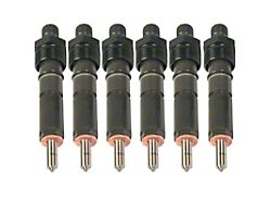 BD Power Fuel Injector Kit; Set of 6; 45HP; Black (94-Early 98 5.9L I6 RAM 3500)