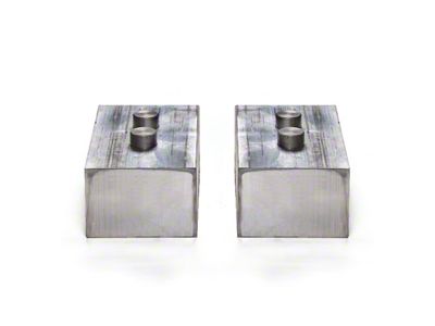 BDS 2-Inch Aluminum Rear Lift Blocks; Dual Pin (04-22 4WD F-150, Excluding Raptor)