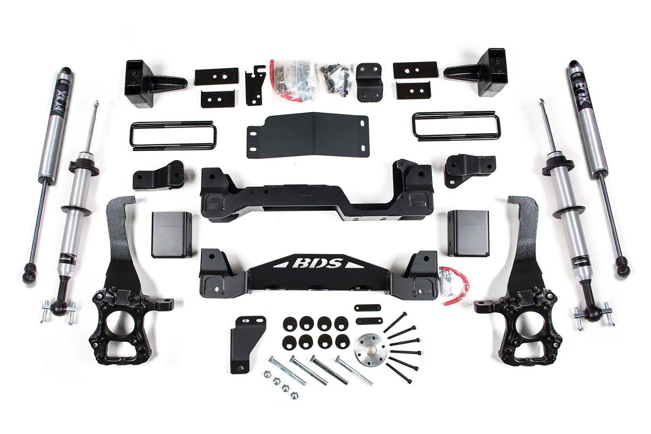 BDS F-150 2-Inch Suspension Lift Kit with FOX 2.5 Coil-Overs BDS1553F ...