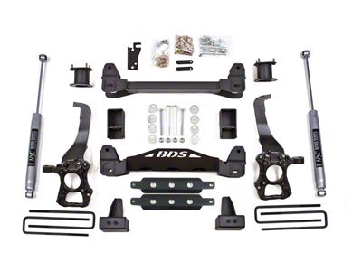 BDS 4-Inch Suspension Lift Kit with Rear Lift Blocks and NX2 Nitro Shocks (2014 2WD F-150)