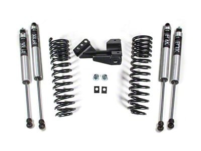 BDS 2-Inch Front Coil Spring Leveling Kit with FOX 2.0 Front and Rear Shocks (17-22 4WD F-250 Super Duty)