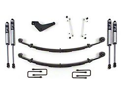 BDS 2-Inch Front Leveling Kit with Leaf Springs and FOX 2.0 Shocks (99-04 4WD F-250 Super Duty)