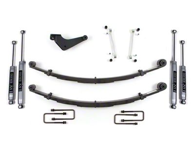 BDS 2-Inch Front Leveling Kit with Leaf Springs and NX2 Nitro Shocks (99-04 4WD F-250 Super Duty)