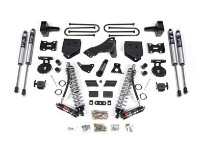 BDS 4-Inch Suspension Lift Kit with Rear Lift Blocks, FOX 2.5 Performance Elite Coil-Overs and FOX 2.0 Performacne Shocks (11-16 4WD 6.7L Powerstroke F-250 Super Duty)