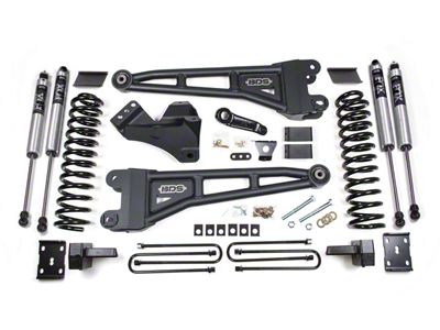 BDS 4-Inch Radius Arm Suspension Lift Kit with 4-Inch Lift Blocks and FOX 2.0 Performance Shocks (11-16 4WD 6.7L Powerstroke F-250 Super Duty)