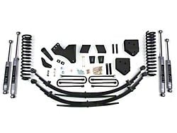 BDS 4-Inch Suspension Lift Kit with Rear Leaf Springs and NX2 Nitro Shocks (11-16 4WD 6.7L Powerstroke F-250 Super Duty)