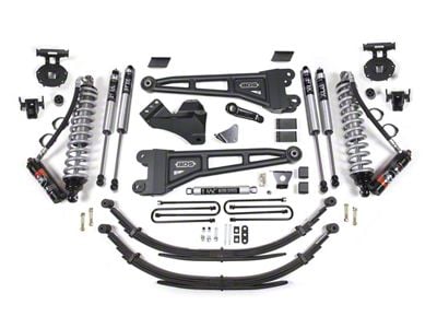 BDS 6-Inch Radius Arm Suspension Lift Kit with 6-Inch Rear Lift Leaf Springs, FOX 2.5 Performance Elite Coil-Overs and FOX 2.0 Performance Shocks (05-07 4WD 6.0L Powerstroke F-250 Super Duty)