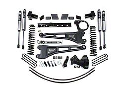 BDS 6-Inch Radius Arm Suspension Lift Kit with 5-Inch Lift Blocks and FOX 2.0 Performance Shocks (17-19 4WD 6.7L Powerstroke F-250 Super Duty w/ 2-Leaf Rear Springs)