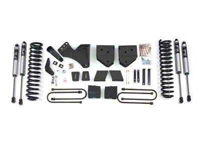 BDS 6-Inch Suspension Lift Kit with 5-Inch Rear Lift Blocks and FOX 2.0 Performance Shocks (05-07 4WD 6.0L Powerstroke F-250 Super Duty w/o Factory Overload Springs)