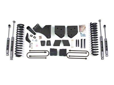 BDS 6-Inch Suspension Lift Kit with 5-Inch Rear Lift Blocks and NX2 Nitro Shocks (05-07 4WD 6.0L Powerstroke F-250 Super Duty w/o Factory Overload Springs)