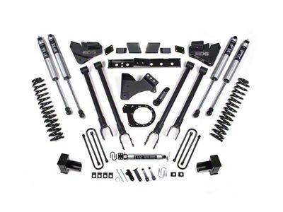 BDS 7-Inch 4-Link Suspension Lift Kit with FOX 2.0 Performance Shocks (20-22 4WD 6.7L Powerstroke F-250 Super Duty)