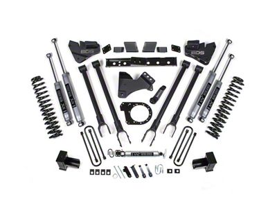 BDS 7-Inch 4-Link Suspension Lift Kit with NX2 Nitro Shocks (20-22 4WD 6.7L Powerstroke F-250 Super Duty)