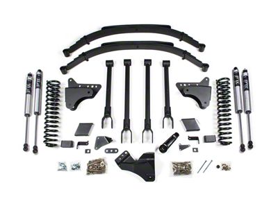 BDS 8-Inch 4-Link Conversion Suspension Lift Kit with FOX 2.0 Performance Shocks (11-16 4WD 6.7L Powerstroke F-250 Super Duty)