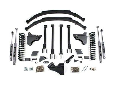 BDS 8-Inch 4-Link Conversion Suspension Lift Kit with NX2 Nitro Shocks (11-16 4WD 6.2L F-250 Super Duty)