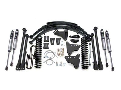 BDS 8-Inch 4-Link Suspension Lift Kit with Rear Leaf Springs and FOX 2.0 Performance Shocks (05-07 4WD 6.0L Powerstroke F-250 Super Duty)