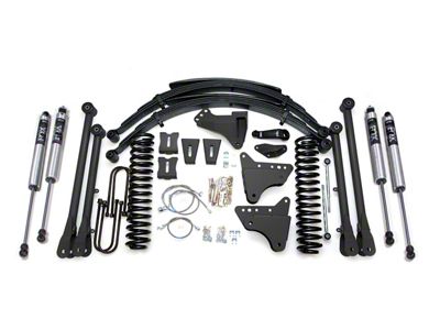 BDS 8-Inch 4-Link Suspension Lift Kit with Rear Leaf Springs and FOX 2.0 Performance Shocks (05-07 4WD 5.4L, 6.8L F-250 Super Duty)