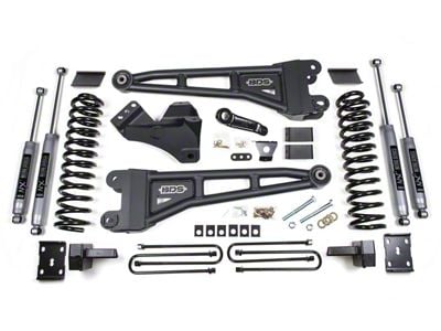 BDS 4-Inch Radius Arm Suspension Lift Kit with 4-Inch Lift Blocks and NX2 Nitro Shocks (11-16 4WD 6.7L Powerstroke F-350 Super Duty)