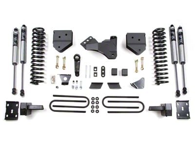 BDS 4-Inch Suspension Lift Kit with Rear Lift Blocks and FOX 2.0 Performance Shocks (11-16 4WD 6.7L Powerstroke F-350 Super Duty SRW)