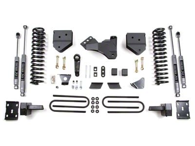 BDS 4-Inch Suspension Lift Kit with Rear Lift Blocks and NX2 Nitro Shocks (11-16 4WD 6.2L F-350 Super Duty SRW)