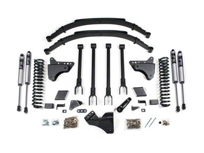 BDS 8-Inch 4-Link Conversion Suspension Lift Kit with FOX 2.0 Performance Shocks (11-16 4WD 6.7L Powerstroke F-350 Super Duty)