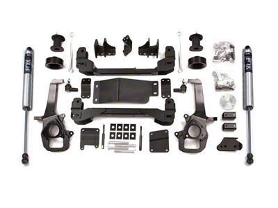 BDS 4-Inch Suspension Lift Kit with 2-Inch Lift Spacers and FOX 2.0 Performance Shocks (13-18 4WD RAM 1500)