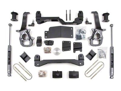 BDS 4-Inch Suspension Lift Kit with Rear Lift Blocks and NX2 Nitro Shocks (06-08 4WD RAM 1500, Excluding Mega Cab)