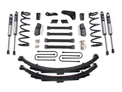 BDS 6-Inch Suspension Lift Kit with Leaf Springs and FOX 2.0 Performance Shocks (06-07 4WD RAM 1500 Mega Cab w/ 4-Inch Axle)