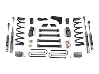 BDS 6-Inch Suspension Lift Kit with Rear Lift Blocks and NX2 Nitro Shocks (06-07 4WD RAM 1500 Mega Cab w/ 3.50-Inch Axle)