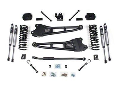 BDS 3-Inch Radius Arm Suspension Lift Kit with Rear Lift Blocks and FOX 2.0 Performance Shocks (14-18 4WD 6.7L RAM 2500 w/o Air Ride)