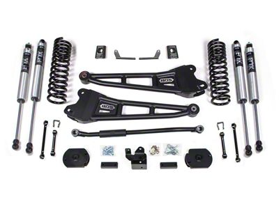 BDS 3-Inch Radius Arm Suspension Lift Kit with Rear Lift Blocks and FOX 2.0 Performance Shocks (14-18 4WD 6.7L RAM 2500 w/ Air Ride)