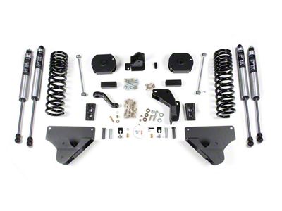 BDS 4-Inch Suspension Lift Kit with 2.50-Inch Rear Lift Blocks and FOX 2.0 Performance Shocks (14-18 4WD 6.7L RAM 2500)