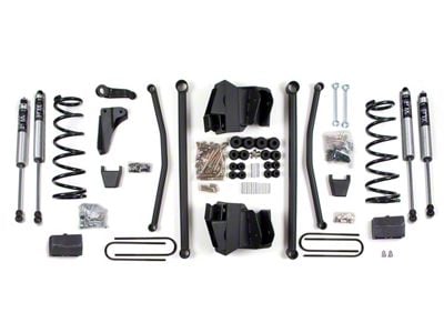 BDS 4-Inch Long Arm Suspension Lift Kit with Reaf Leaf Springs and FOX 2.0 Performance Shocks (09-13 4WD 5.7L RAM 2500 Power Wagon w/ 3.50-Inch Axle)