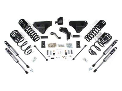 BDS 4-Inch Radius Arm Drop Suspension Lift Kit with Rear Coil Springs and FOX 2.0 Performance Shocks (14-18 4WD 5.7L, 6.4L RAM 2500)