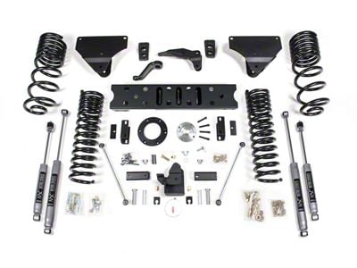 BDS 4-Inch Radius Arm Drop Suspension Lift Kit with NX2 Nitro Shocks (14-18 4WD RAM 2500 Power Wagon)