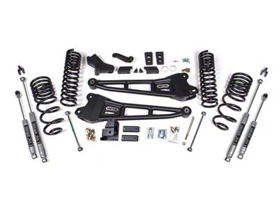 BDS 4-Inch Radius Arm Suspension Lift Kit with NX2 Nitro Shocks (14-18 4WD 6.7L RAM 2500)