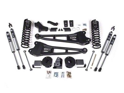 BDS 4-Inch Radius Arm Suspension Lift Kit with FOX 2.0 Performance Shocks (14-18 4WD 6.7L RAM 2500 w/ Air Ride)