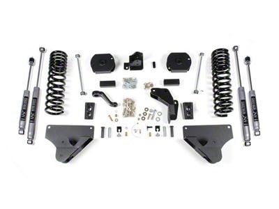 BDS 4-Inch Suspension Lift Kit and 4-Inch Rear Spring Spacers with NX2 Nitro Shocks (14-18 4WD 6.7L RAM 2500)