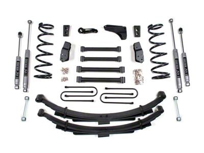 BDS 4-Inch Suspension Lift Kit with Rear Leaf Springs and NX2 Nitro Shocks (05-07 4WD RAM 2500 Power Wagon w/ 4-Inch Axle)