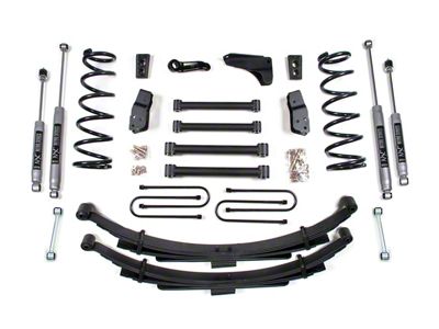 BDS 4-Inch Suspension Lift Kit with Reaf Leaf Springs and NX2 Nitro Shocks (09-13 4WD 5.7L RAM 2500 Power Wagon w/ 3.50-Inch Axle)